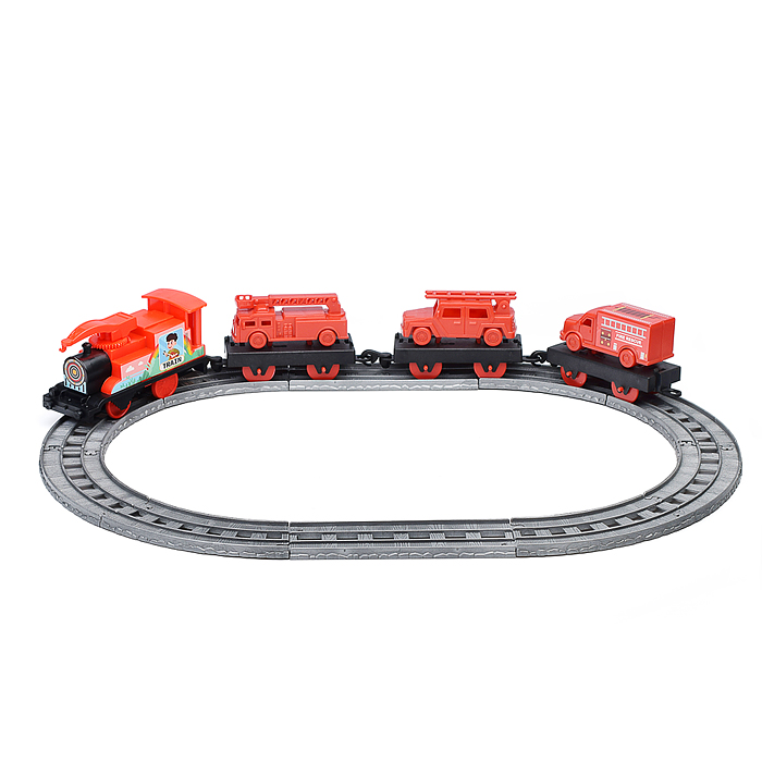 Фото к товару Железная дорога 66109 с транспортом, в коробке Железная дорога 66109 с транспортом, в коробке