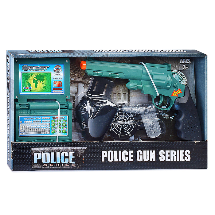 Фото к товару Набор полицейского 610-17 "Спецагент" на батарейках, в коробке Набор полицейского 610-17 "Спецагент" на батарейках, в коробке