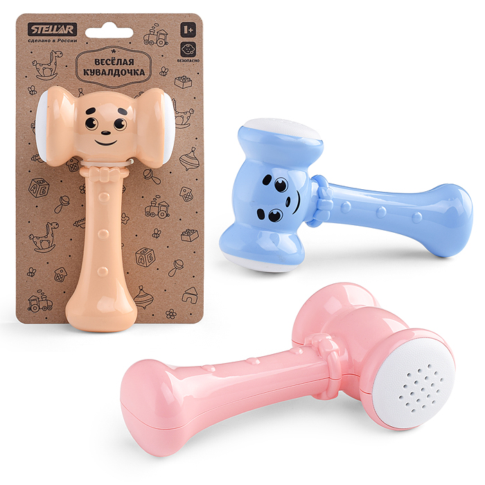 Погремушка "Веселая кувалдочка" Коллекция "Зефир" Погремушка "Веселая кувалдочка" Коллекция "Зефир"