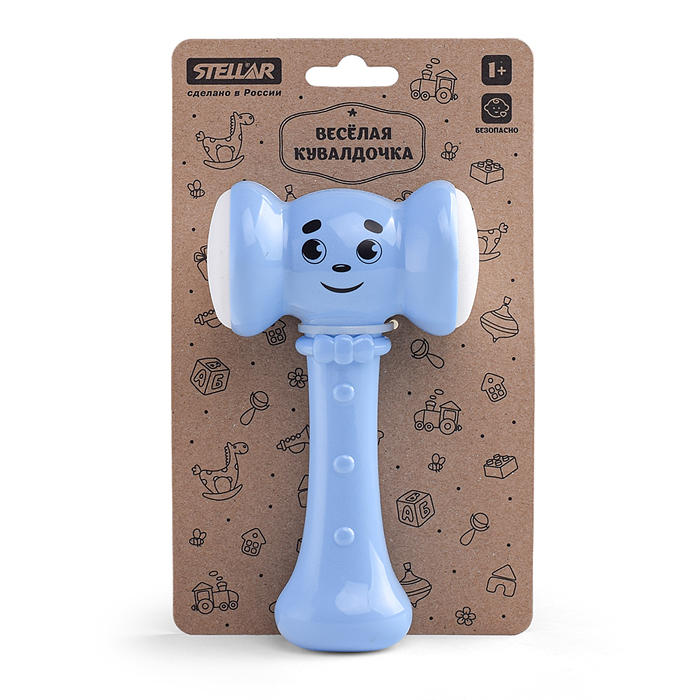 Фото к товару Погремушка "Веселая кувалдочка" Коллекция "Зефир" Погремушка "Веселая кувалдочка" Коллекция "Зефир"