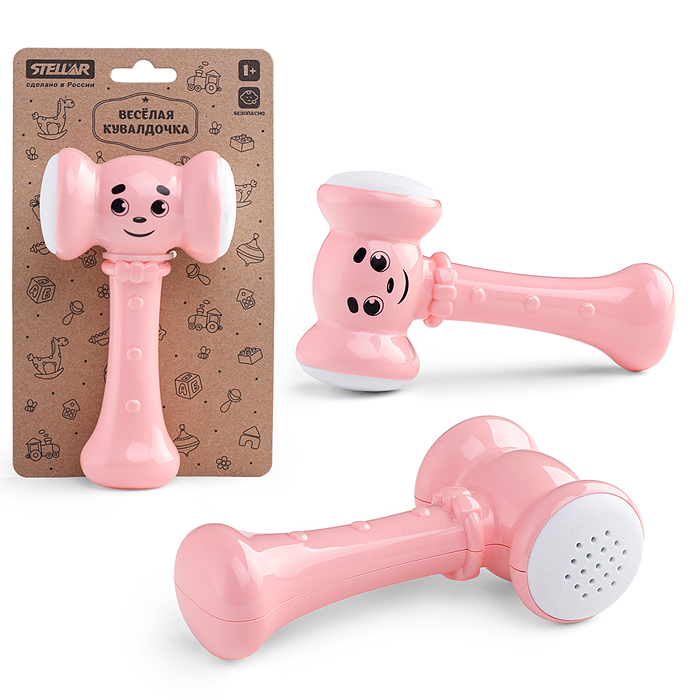 Фото к товару Погремушка "Веселая кувалдочка" Коллекция "Зефир" Погремушка "Веселая кувалдочка" Коллекция "Зефир"