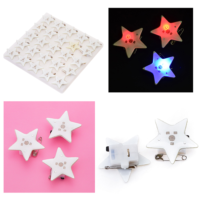 Значок 00-2894 "Звездочка" с подсветкой Значок 00-2894 "Звездочка" с подсветкой