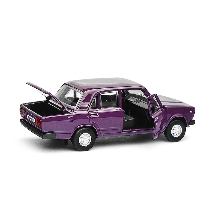 Фото к товару Машина металл LADA ВАЗ-2105 1997 12 cm, (двери, багаж, баклажан) инерц., в коробке Машина металл LADA ВАЗ-2105 1997 12 cm, (двери, багаж, баклажан) инерц., в коробке