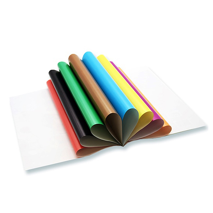 Бумага цветная двухсторонняя мелованная А4  8л. 8цв."Веселые котята "