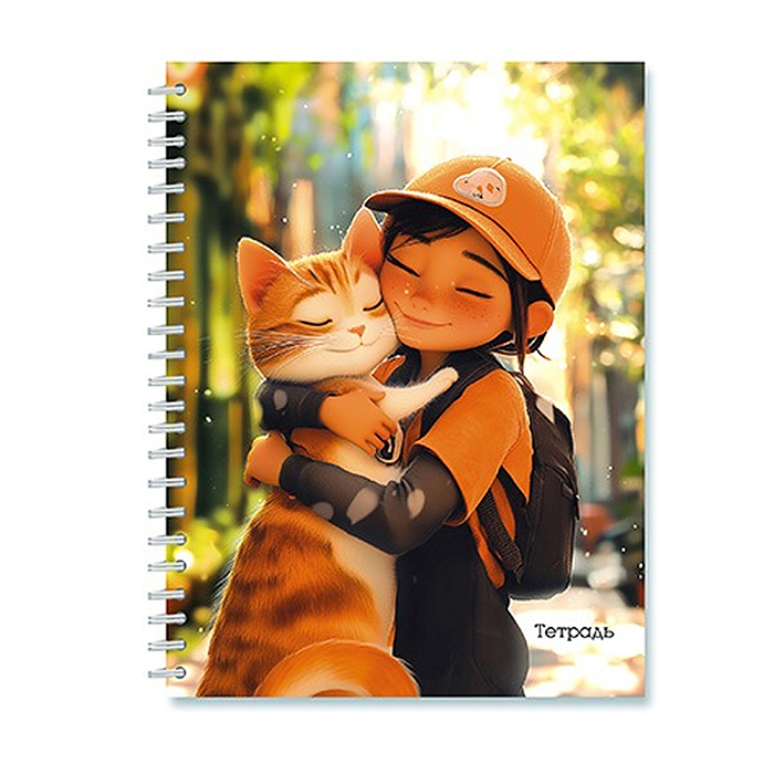 Тетрадь на гребне 96л. "Друзья "
