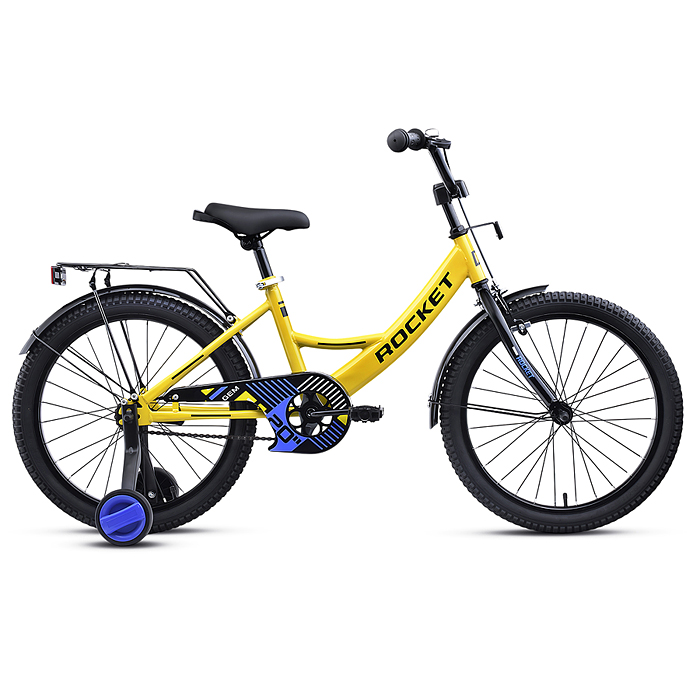 Велосипед 20" Rocket Gem, цвет желтый