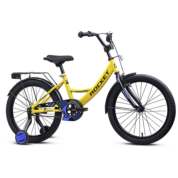 Фото к товару Велосипед 20" Rocket Gem, цвет желтый Велосипед 20" Rocket Gem, цвет желтый