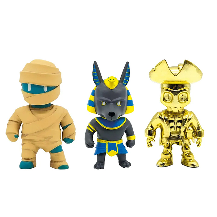 Фото к товару 3D фигурка, 3 шт в упаковке, 5 см, 3D фигурка, 3 шт в упаковке, 5 см,