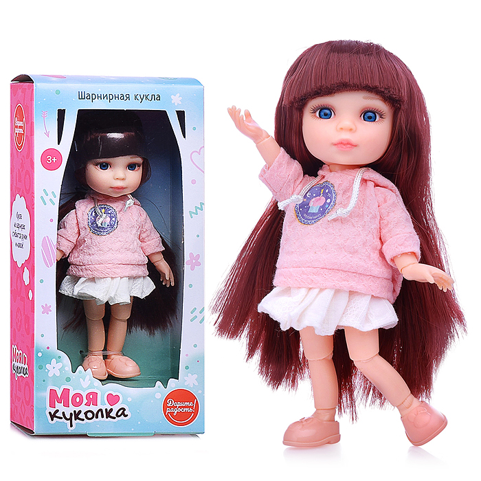 Кукла шарнирная UT0121-7 "Моя куколка" "Патриция" в коробке