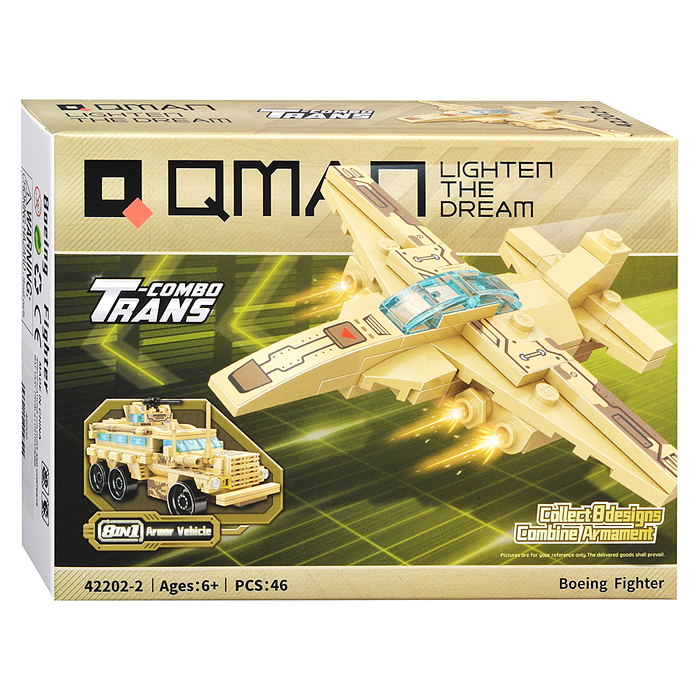 Фото к товару Конструктор 42202 8-в-1 "Бронированная боевая машина" в коробке Конструктор 42202 8-в-1 "Бронированная боевая машина" в коробке