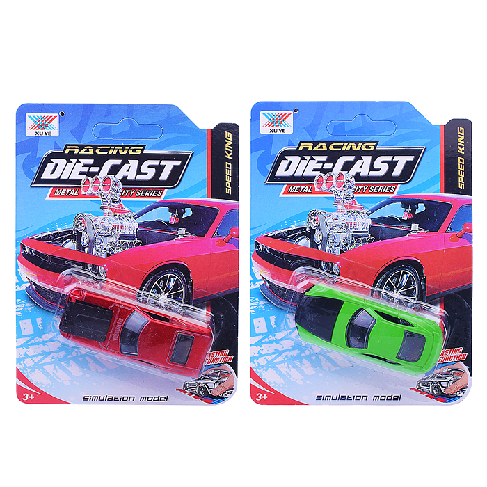 Машина K102A38 "Гоночная" металл., на листе Машина K102A38 "Гоночная" металл., на листе