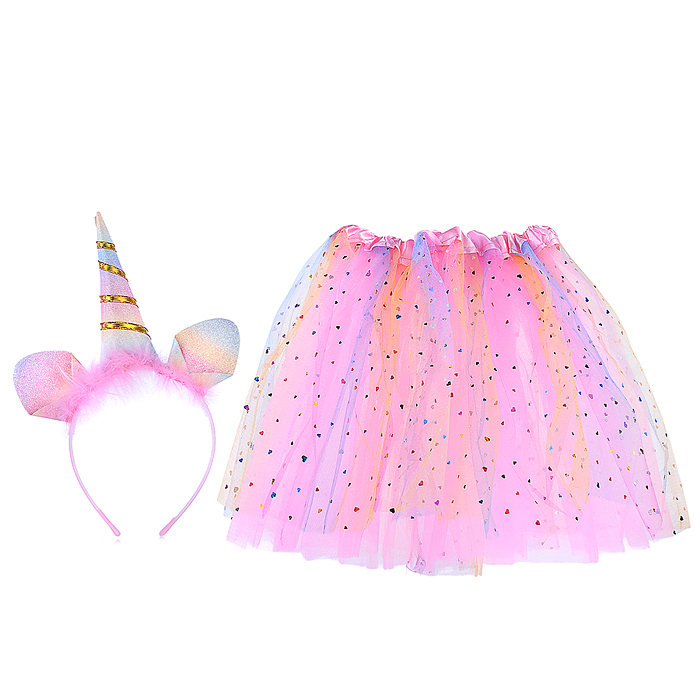 Набор карнавальный S0889 "Единорожка" (юбка, ободок) Набор карнавальный S0889 "Единорожка" (юбка, ободок)