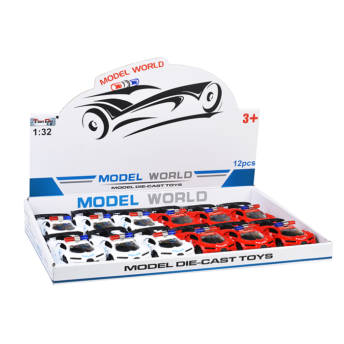 Фото к товару Машина F1114-4M "Гоночный патруль" метал., в дисплее Машина F1114-4M "Гоночный патруль" метал., в дисплее