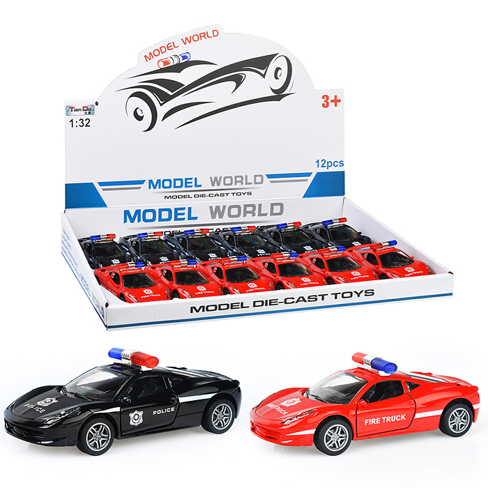 Машина F1103-4 "Полицейский беспредел" метал., в дисплее Машина F1103-4 "Полицейский беспредел" метал., в дисплее