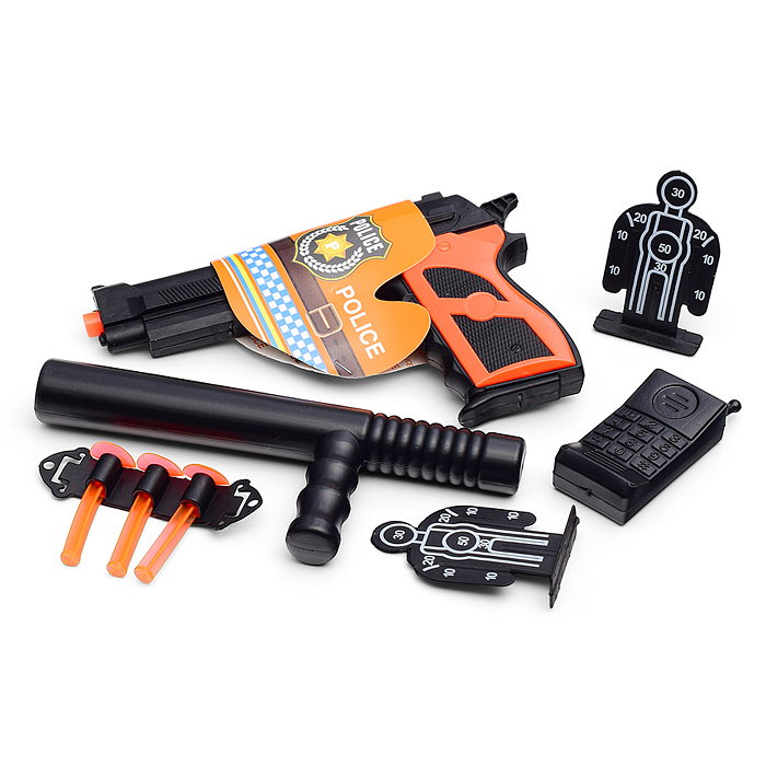 Набор полицейского AA172 (пистолет, мишень, рация, жезл) в сумке