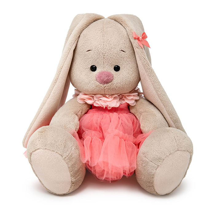 Зайка Ми в платье с воротником из цветов (малый)