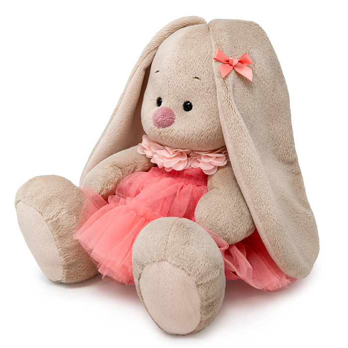 Зайка Ми в платье с воротником из цветов (малый)