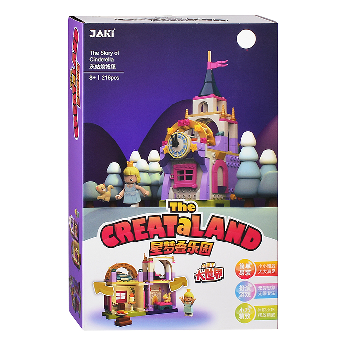 Конструктор JK2110 "Creat a land" 216 дет., в коробке Конструктор JK2110 "Creat a land" 216 дет., в коробке