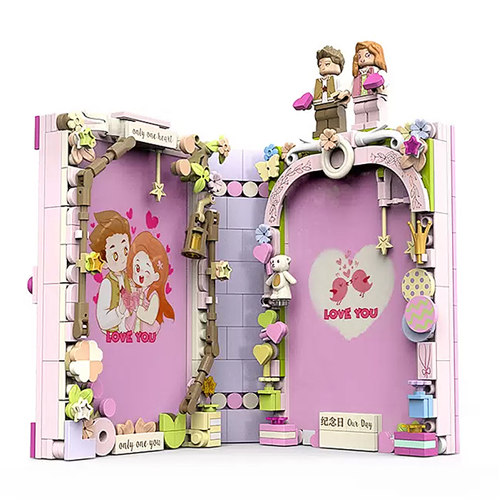 Фото к товару Конструктор JK5151 "Ты и я" 448 дет., в коробочке Конструктор JK5151 "Ты и я" 448 дет., в коробочке