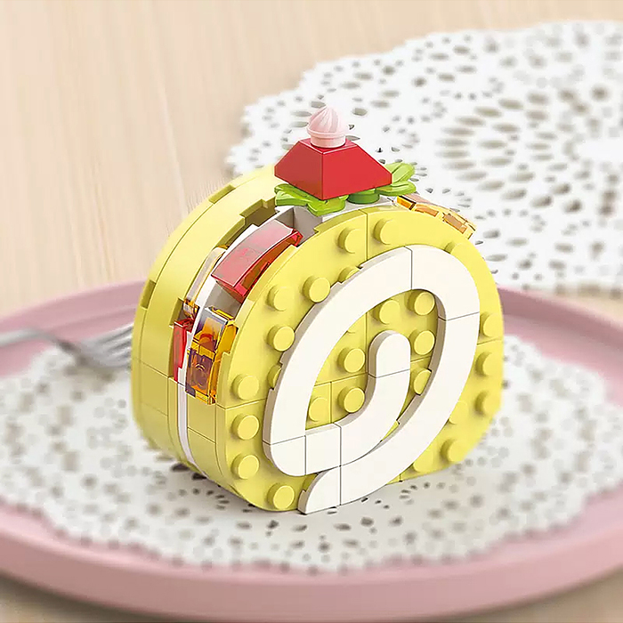 Фото к товару Конструктор JK5627 "Меренговый рулет" 67 дет., в коробке Конструктор JK5627 "Меренговый рулет" 67 дет., в коробке