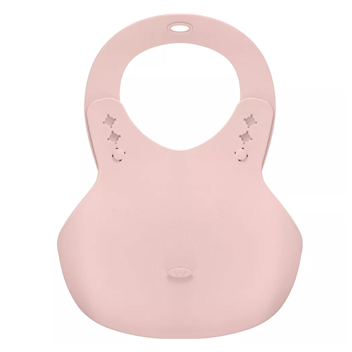 Нагрудник детский 280х216х50мм (Светло-розовый)