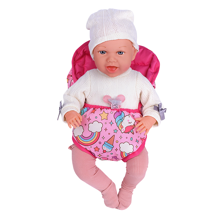 Фото к товару Набор аксессуаров для кукол 9007 (стульчик для кормления, манеж, переноска, сумка) единорожка Набор аксессуаров для кукол 9007 (стульчик для кормления, манеж, переноска, сумка) единорожка