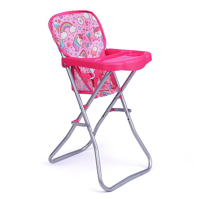 Фото к товару Набор аксессуаров для кукол 9007 (стульчик для кормления, манеж, переноска, сумка) единорожка Набор аксессуаров для кукол 9007 (стульчик для кормления, манеж, переноска, сумка) единорожка