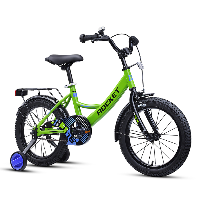 Фото к товару Велосипед 16" Rocket Gem, цвет зеленый Велосипед 16" Rocket Gem, цвет зеленый