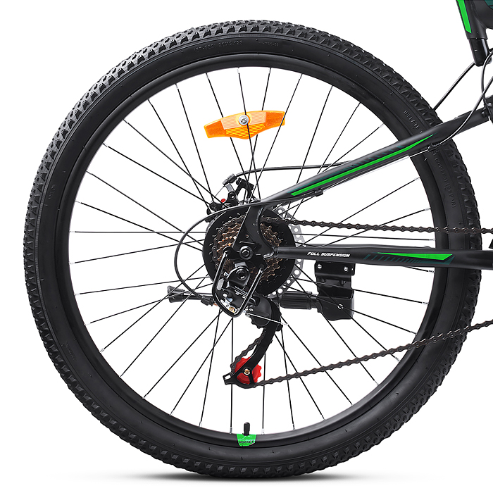 Фото к товару Велосипед 26" Rocket Azkar, цвет зеленый, размер 18" Велосипед 26" Rocket Azkar, цвет зеленый, размер 18"