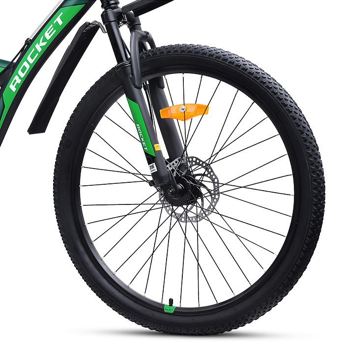Фото к товару Велосипед 26" Rocket Azkar, цвет зеленый, размер 18" Велосипед 26" Rocket Azkar, цвет зеленый, размер 18"