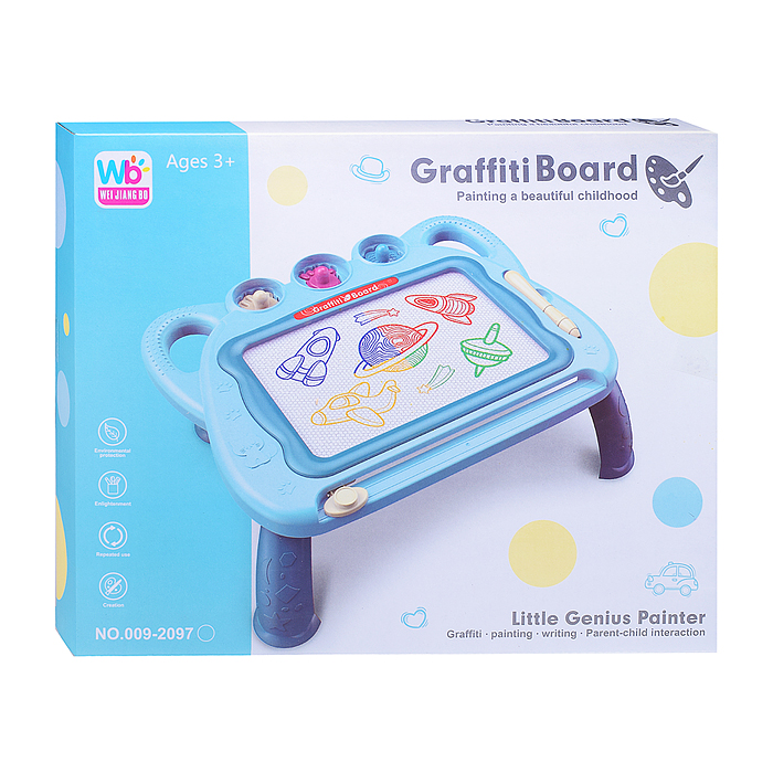 Фото к товару Доска для рисования 009-2096 "Graffiti Board" в коробке Доска для рисования 009-2096 "Graffiti Board" в коробке