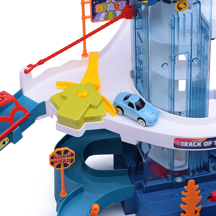 Фото к товару Парковка 5507A "Космическая станция" в коробке Парковка 5507A "Космическая станция" в коробке