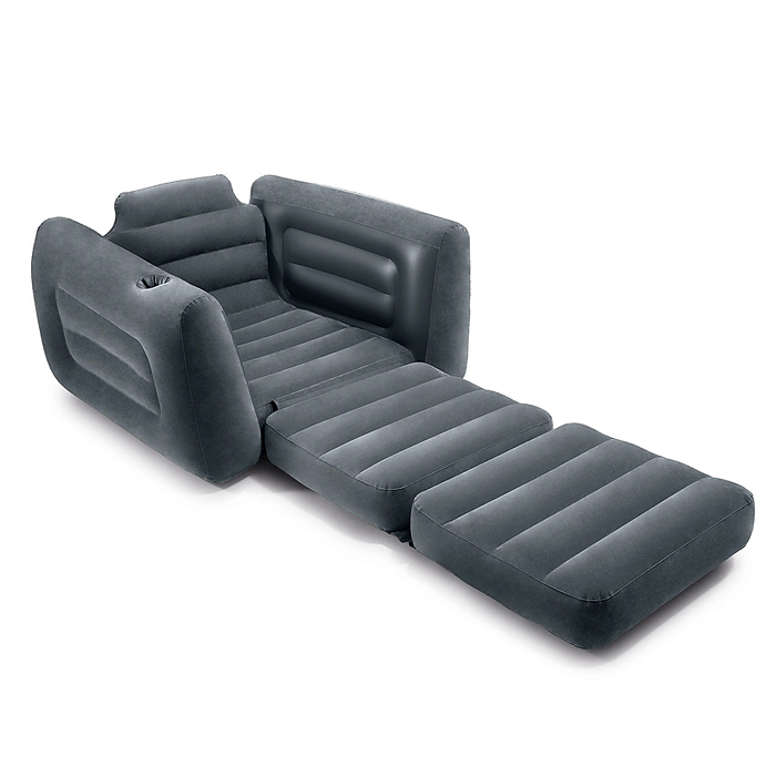 Фото к товару Надувное кресло-трансформер Pull-Out Chair, INTEX 66551 Надувное кресло-трансформер Pull-Out Chair, INTEX 66551