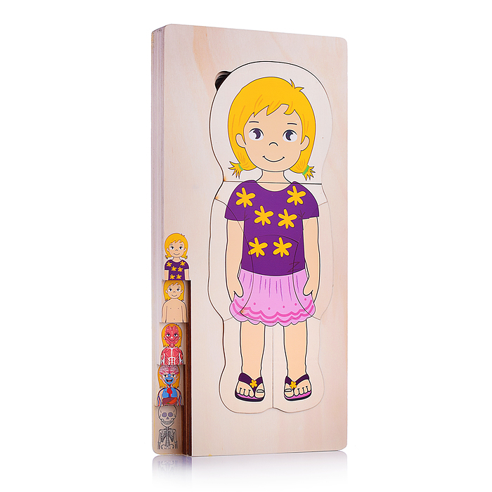 Пазл-вкладыш D2038 "Девочка"