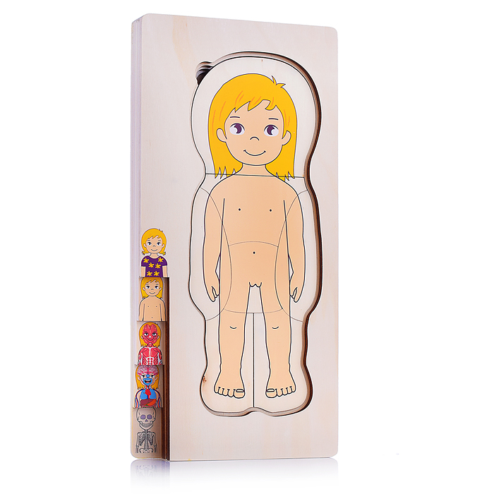 Пазл-вкладыш D2038 "Девочка"