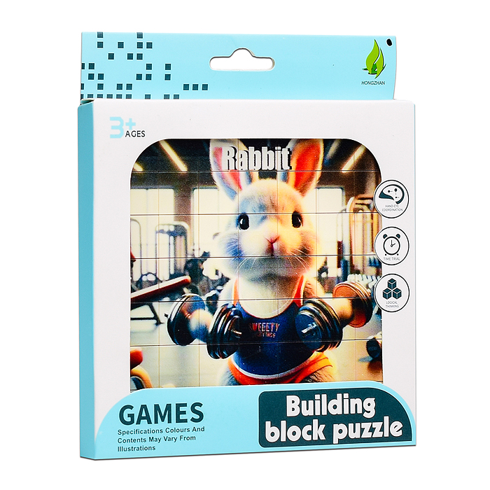 Мозаика 8N80-50 "Зайчик на спорте" в коробке