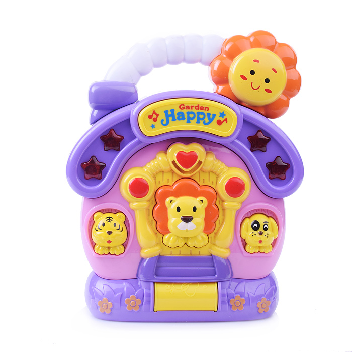 Развивающая игрушка QX-91072E "Домик с львенком" в коробке