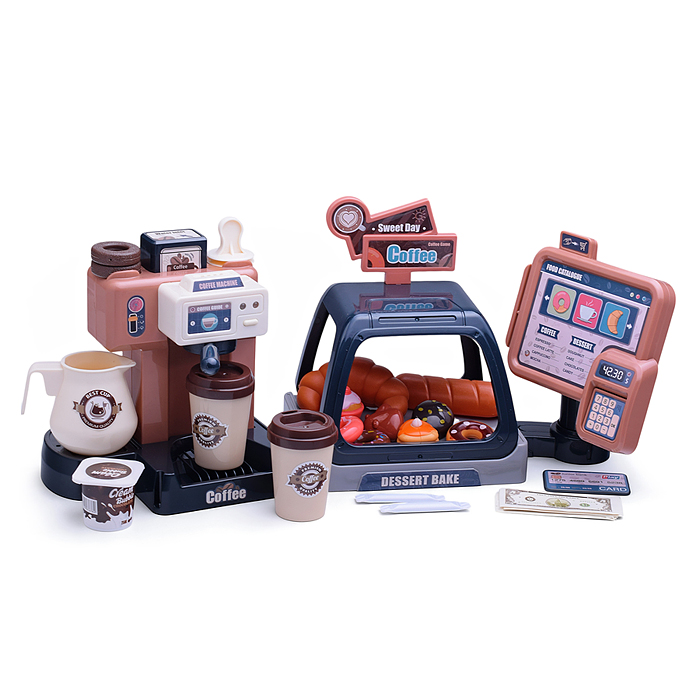 Игровой набор супермаркет 668-95 "Кофейня" (41 предмет) в коробке