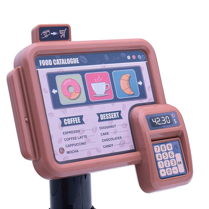 Игровой набор супермаркет 668-95 "Кофейня" (41 предмет) в коробке