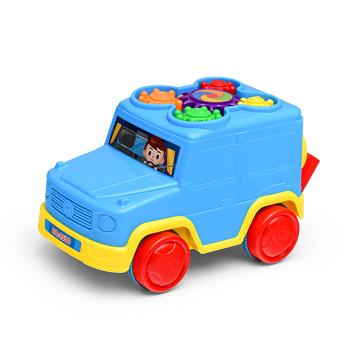 Фото к товару Каталка 530 "Машинка" музыкальная, в пакете Каталка 530 "Машинка" музыкальная, в пакете