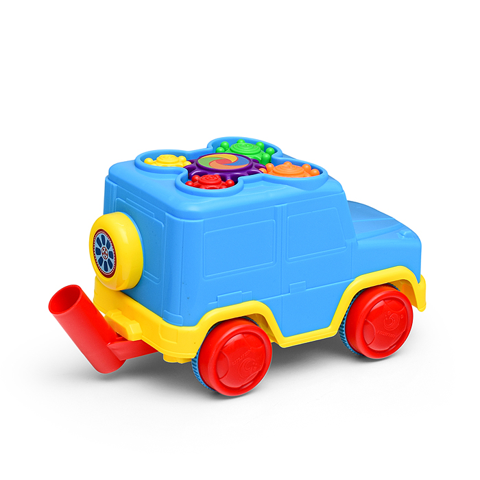 Фото к товару Каталка 530 "Машинка" музыкальная, в пакете Каталка 530 "Машинка" музыкальная, в пакете