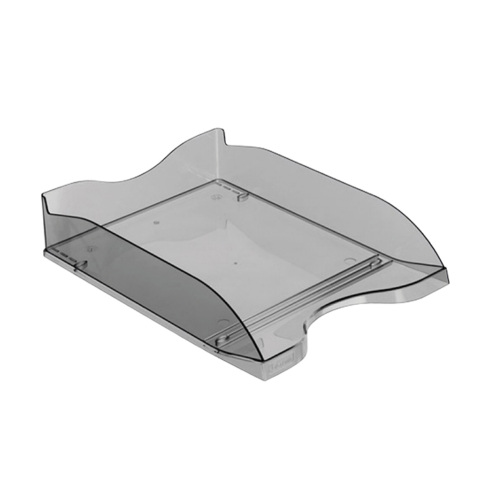 Лоток горизонтальный Люкс тонированный серый Лоток горизонтальный Люкс тонированный серый