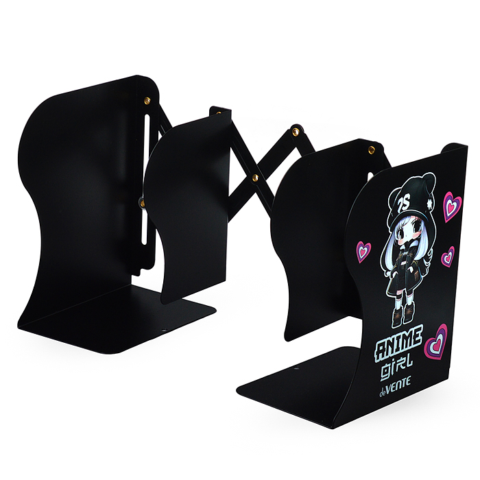 Фото к товару Подставка для учебников и книг "Anime Girl" 19x14,7x9 см, металлическая, телескопическая, о Подставка для учебников и книг "Anime Girl" 19x14,7x9 см, металлическая, телескопическая, о