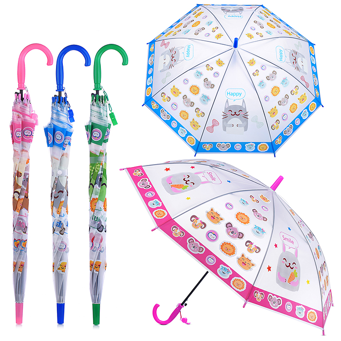 Зонт детский 00-5917 "Зверушки" (50 см)