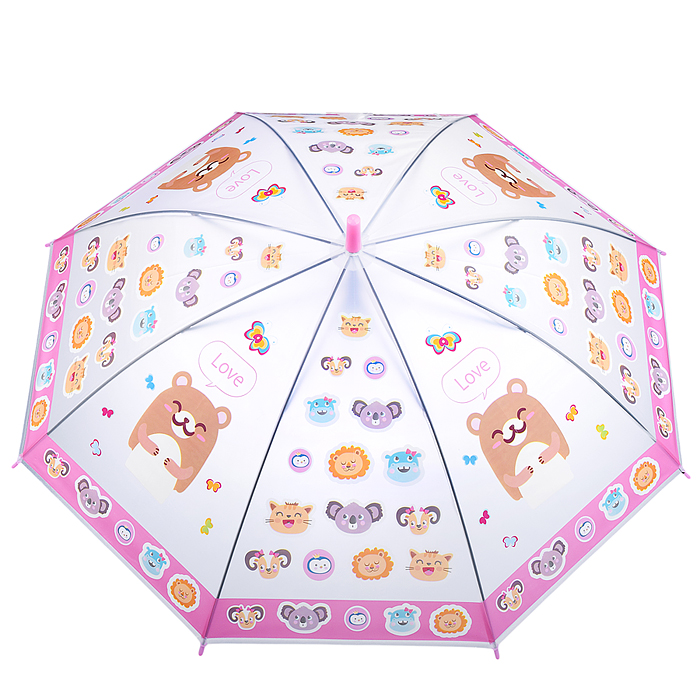Фото к товару Зонт детский 00-5917 "Зверушки" (50 см) Зонт детский 00-5917 "Зверушки" (50 см)