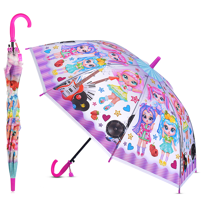 Зонт детский 00-5918 "Аниме девочки" (50 см)