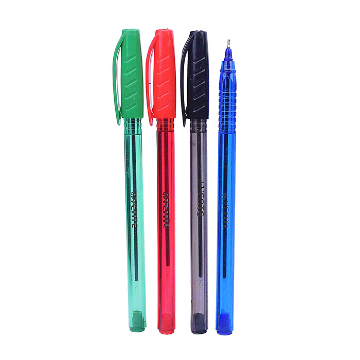 Фото к товару Набор ручек шариковых "Triolino Translucent" 04 цвета, серия Speed Pro, d=0,7 мм, ультра гл Набор ручек шариковых "Triolino Translucent" 04 цвета, серия Speed Pro, d=0,7 мм, ультра гл