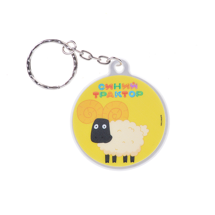 Фото к товару Набор (Светоотражатель и бирка) Синий Трактор Набор (Светоотражатель и бирка) Синий Трактор