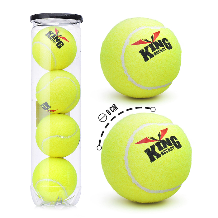 Набор мячей для большого тенниса 00-5776 (4 шт.) в тубусе Набор мячей для большого тенниса 00-5776 (4 шт.) в тубусе
