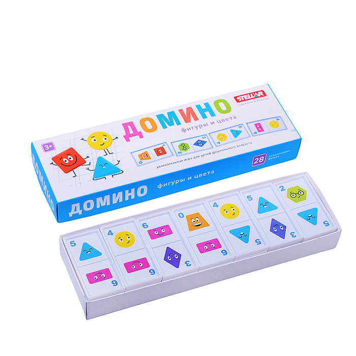Домино большое «Фигуры и цвета» Домино большое «Фигуры и цвета»